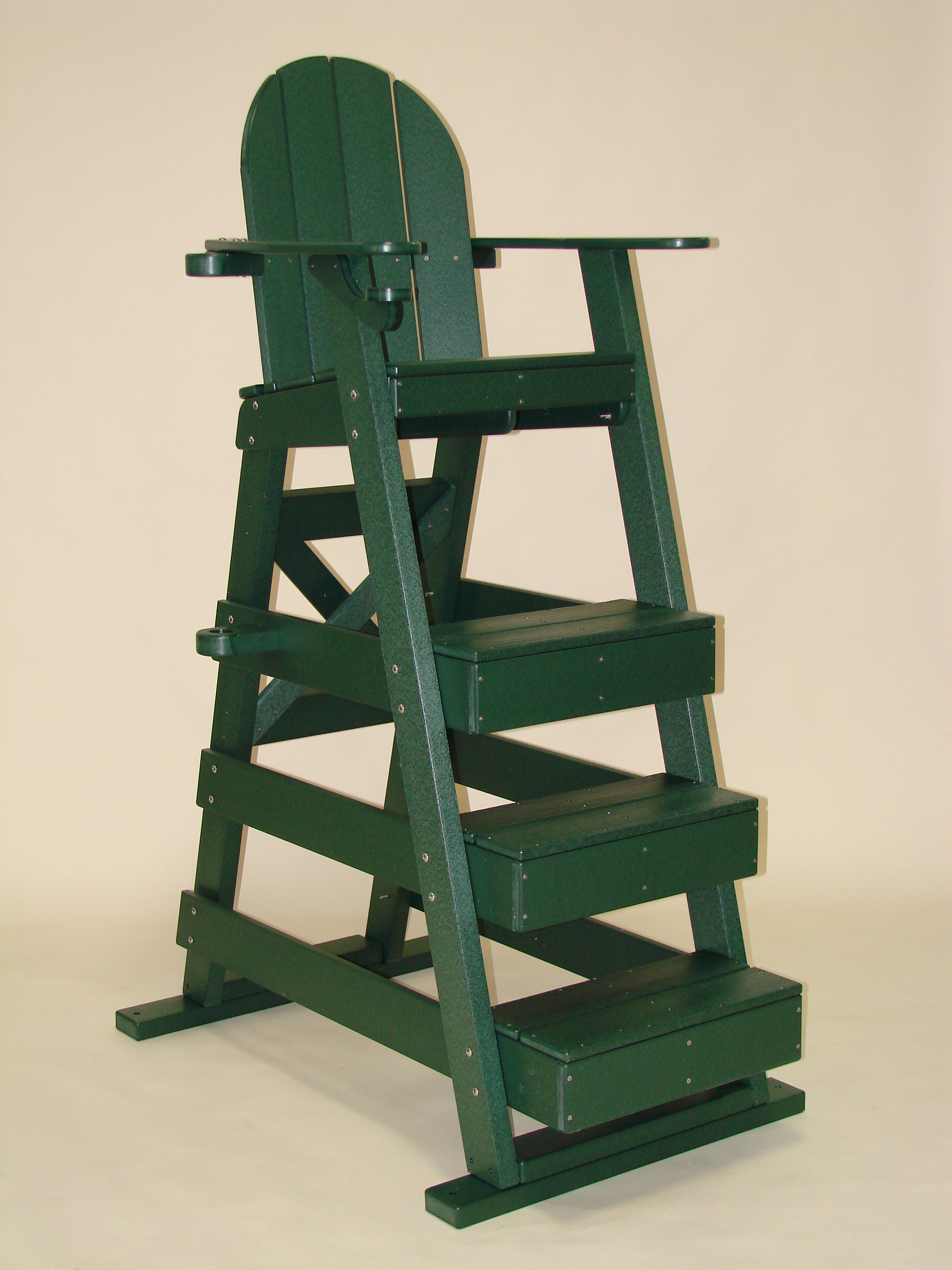 American Made Tailwind Recycled Plastic Pool Lifeguard Chair| LG 515 Green | Furniture Made in the USA